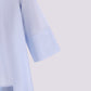 SYNCC BY J. - ICE BLUE OVERSIZED ASYMMETRICAL SHIRT