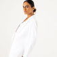 TAILORED OVERSIZED PANAMA BLAZER