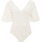 Cream Puff Sleeves Bodysuit