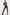 Black Knitted Leopard Print Jumper — M