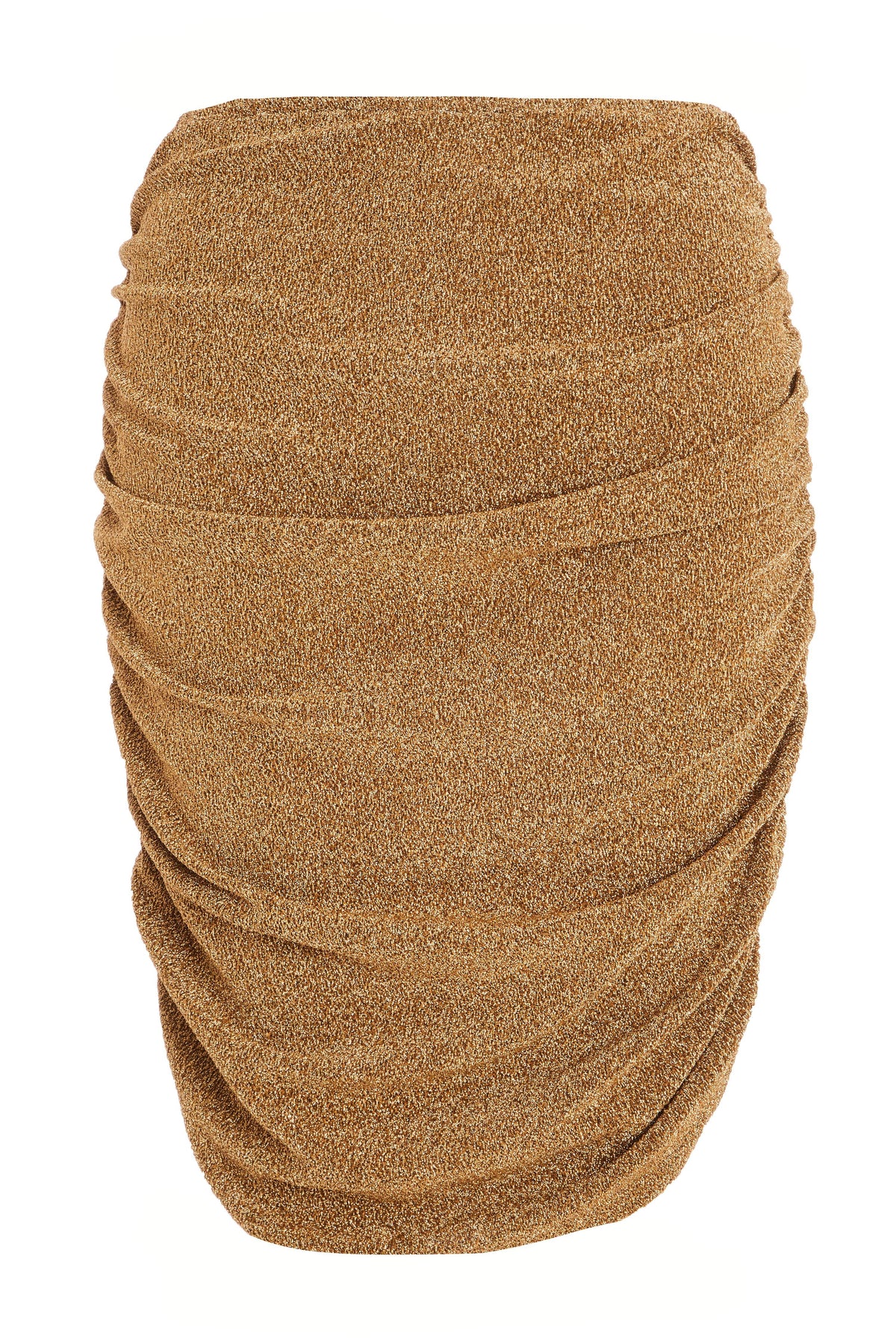 Gold Shimmer Mini Skirt — 8