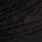 Black Ribbed Ruched Crop Top