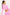 Pink Seamless Long Sleeve Crop Top — Medium