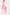 Pink Seamless Long Sleeve Crop Top — Medium