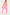 Pink Seamless Sports Bra — Medium