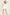 Cream Scuba Crepe Double Frill Wrap Dress