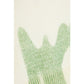 Green Spray Print Crop Jumper