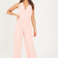Peach Chiffon Wrap Palazzo Jumpsuit — 10