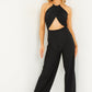Halter Neck Palazzo Jumpsuit