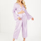 Satin High Waist Culottes Trouser