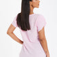 Pink Frill Sleeve Top