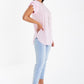 Pink Frill Sleeve Top