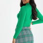 Ribbed Turtleneck Top