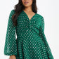 Petite Chiffon Foil Playsuit