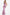 Pink Satin Cross Back Maxi Dress â€” 8