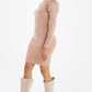 Stone Knit Turtle Neck Dress