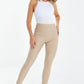 Stone Seam Detail Zip Side Legging
