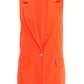 Orange Marcella Sleeveless Blazer