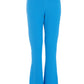 Blue Textured High Waisted Trousers â€” 14