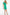Jade Green Cut Out Crop Top â€” 8