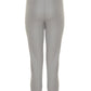Grey Seam Detail Zip Leggings