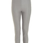 Grey Seam Detail Zip Leggings
