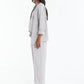 Grey Waven Waterfall Blazer — 12