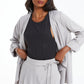Grey Waven Waterfall Blazer — 12