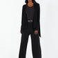 Black Light Knit Waterfall Carrdigan — M / Black