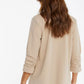 Stone Ruched Sleeve Blazer