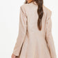 Champagne Glitter Woven Tailored Blazer