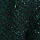Bottle Green Sequin High Waist Trouser