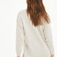Stone Knit Pearl Detail LSL Turtle Neck Jumper