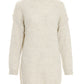 Stone Knit Pearl Detail LSL Turtle Neck Jumper