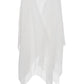 White Diamonte Front Cape
