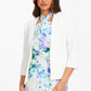 Cream Tailored Cropped Blazer — 14