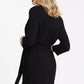 Black Tie Front Blazer