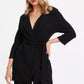 Black Tie Front Blazer
