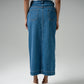 Downtown Button Skirt