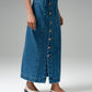 Downtown Button Skirt