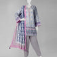 Grey Printed Cambric Unstitched 3Pc
