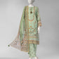 Light Green Embroidered Cambric Unstitched 3Pc