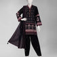 Black Printed Cambric Unstitched 3Pc