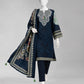 Grey Embroidered Cambric Unstitched 3Pc