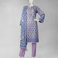 Light Purple Printed Cambric Untitched 3Pc