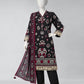 Black Embroidered Cambric Unstitched 3Pc