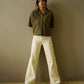 CROPPED PATCH POCKET SHIRT