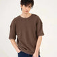 BASIC TEXTURED CREW NECK TEE