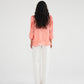 Silk Top With Ruffled Neck