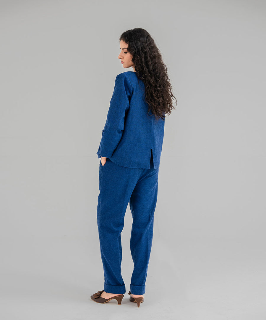 Blue Full Sleeve Blazer